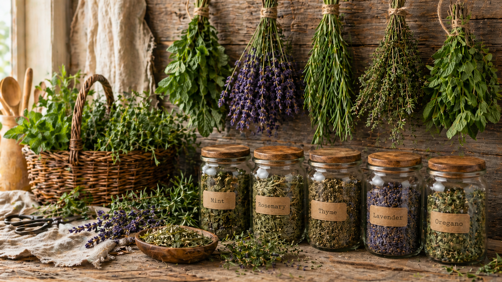 How to Dry Herbs: 7 Easy Steps + The Ultimate Herb Drying Chart